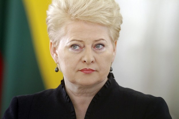 Prezydent Litwy Dalia Grybauskaite /VALDA KALNINA /PAP/EPA