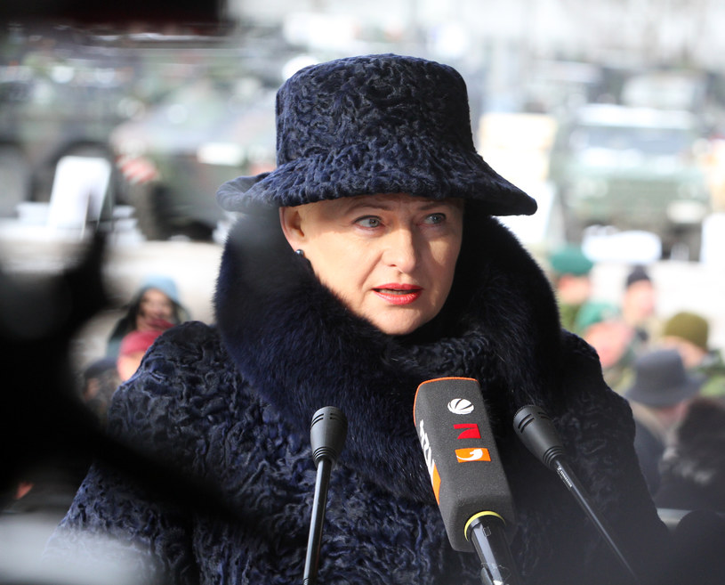 Prezydent Litwy Dalia Grybauskaite /AFP