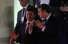 Prezydent Macron przyjmie Zełenskiego. Rozmowy w Paryżu na temat sytuacji na Ukrainie