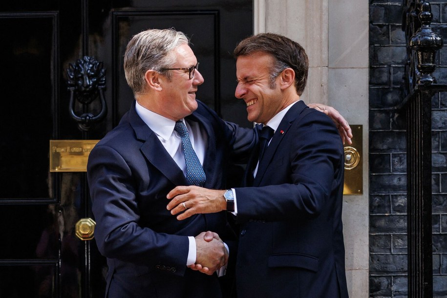 Prezydent Macron z wizytą w Wielkiej Brytanii, 10.07.2025 /DAN KITWOOD/AFP/East News /East News
