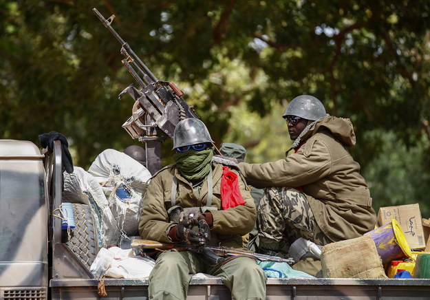 Prezydent Mali Ibrahim Boubacar Keita i premier Boubou Cisse zostali pojmani przez zbuntowanych żołnierzy w stolicy Bamako /NIC BOTHMA /PAP/EPA