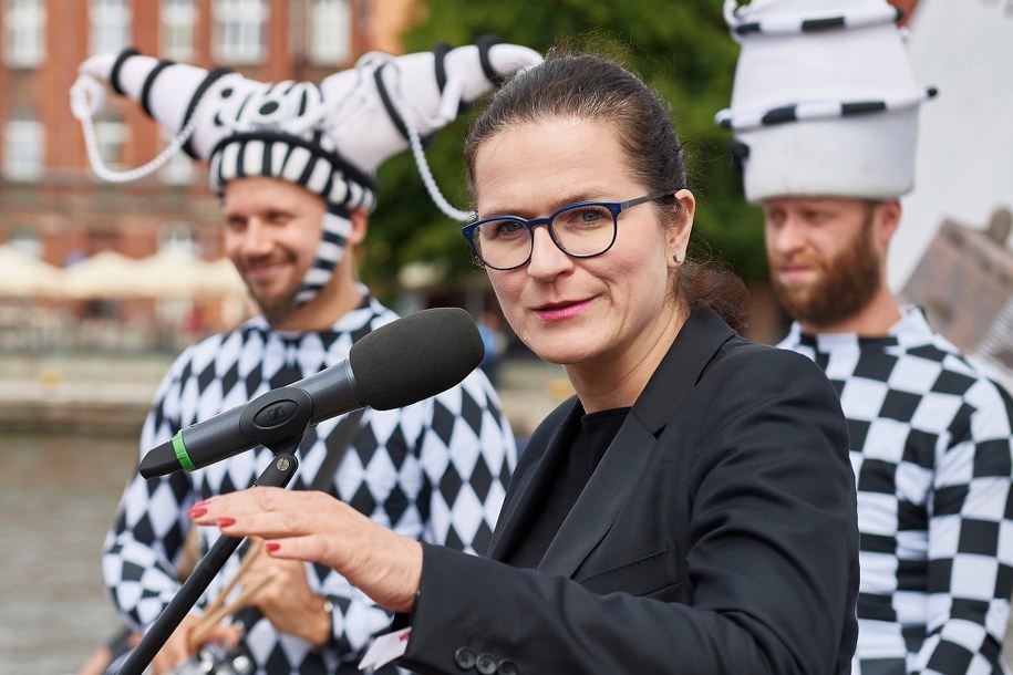 Prezydent miasta Aleksandra Dulkiewicz / 	Adam Warżawa    /PAP