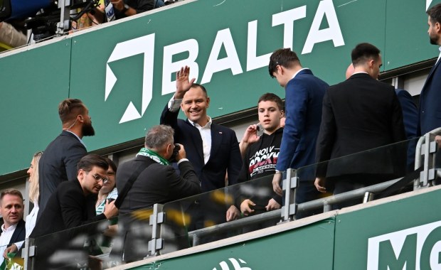 Prezydent na stadionie Lechii Gdańsk. Odwiedził dawnych znajomych