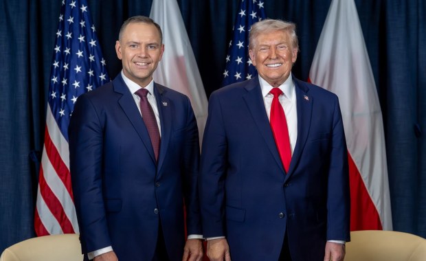 Prezydent Nawrocki spotkał się z Donaldem Trumpem w Davos