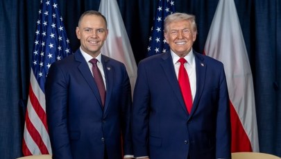 Prezydent Nawrocki spotkał się z Donaldem Trumpem w Davos