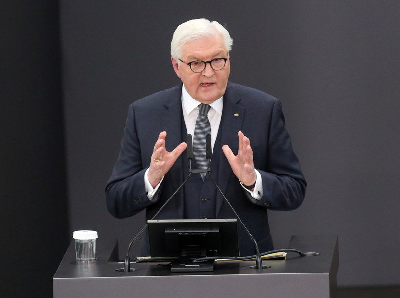 Prezydent Niemiec Frank-Walter Steinmeier /ADAM BERRY / POOL    /PAP/EPA