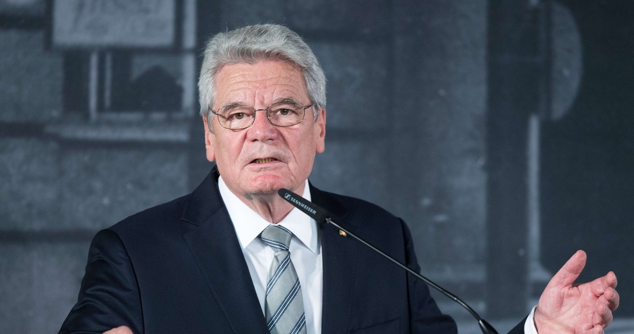 Prezydent Niemiec Joachim Gauck, podczas otwarcia wystawy o powstaniu warszawskim /AFP