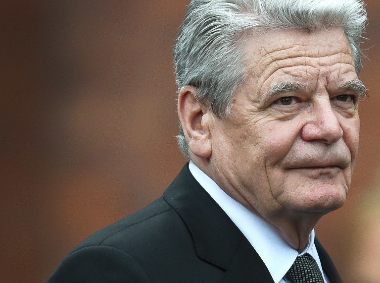 Prezydent Niemiec Joachim Gauck /AFP