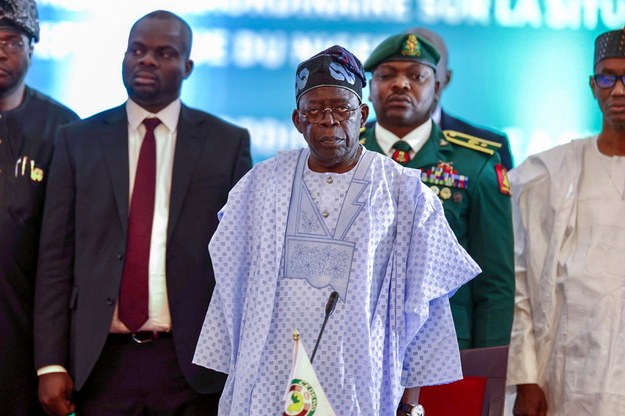 Prezydent Nigerii Bola Ahmed Tinubu i liderzy ECOWAS /STR /PAP/EPA