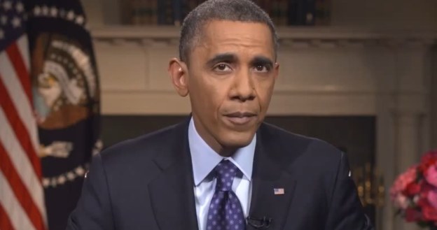 Prezydent Obama - kadr z wideo chatu w usłudze Google Plus /materiały prasowe