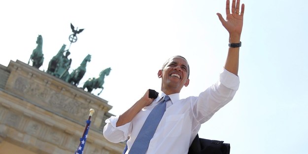 Prezydent Obama w Niemczech spędzi nieco ponad 24 godziny /MICHAEL KAPPELER / POOL /PAP/EPA