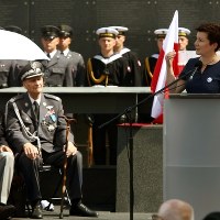 Podczas uroczystości przemawiała też Hanna Gronkiewicz - Waltz