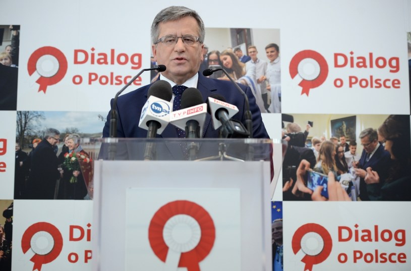 Prezydent Polski Bronisław Komorowski /Jacek Turczyk /PAP