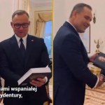 Prezydent promuje książkę i wręcza ją Nawrockiemu. "To kawał życia"