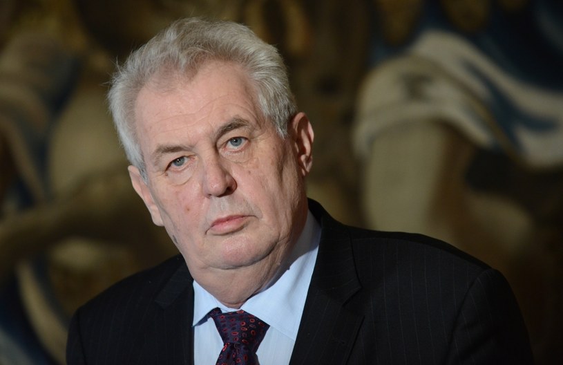 Prezydent Republiki Czeskiej Milosz Zeman /AFP