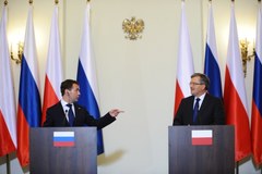 Prezydent Rosji Dmitrij Miedwiediew w Polsce 