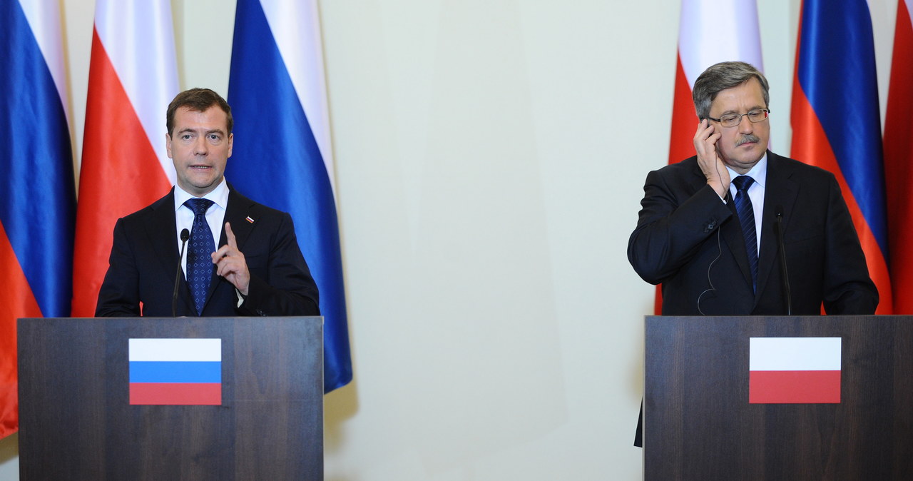 Prezydent Rosji Dmitrij Miedwiediew w Polsce 
