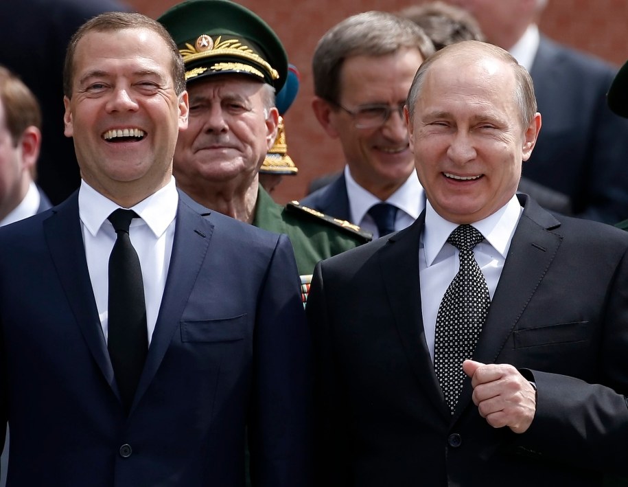 Prezydent Rosji i premier /SERGEI CHIRIKOV /PAP/EPA