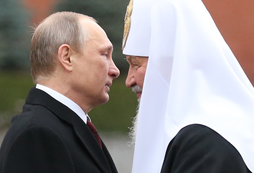 Prezydent Rosji Władimir Putin i patriarcha Cyryl /Sasha Mordovets /Getty Images