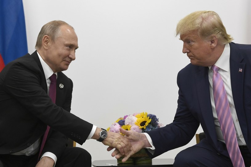 Prezydent Rosji Władimir Putin i prezydent USA Donald Trump /Associated Press /East News