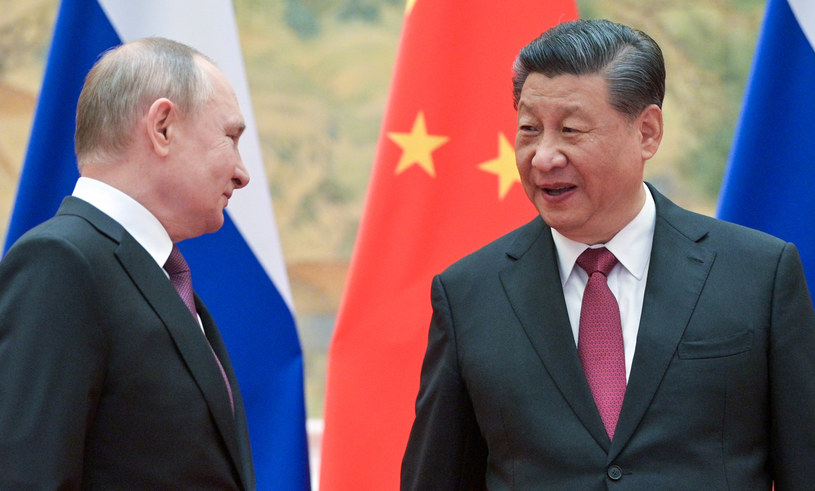 Prezydent Rosji Władimir Putin i przewodniczący Chińskiej Republiki Ludowej Xi Jinping /Alexei Druzhinin\TASS /Agencja FORUM