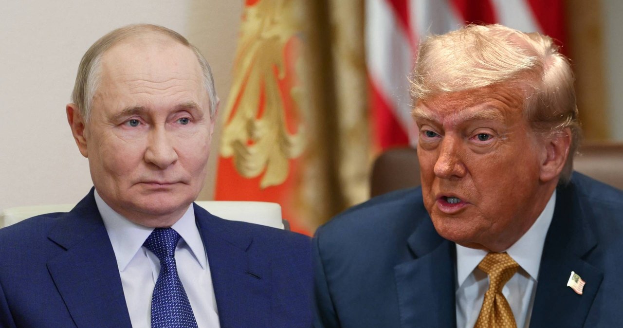 Prezydent Rosji Władimir Putin oraz prezydent USA Donald Trump /ANDREW CABALLERO-REYNOLDS/ GAVRIIL GRIGOROV / POOL /AFP