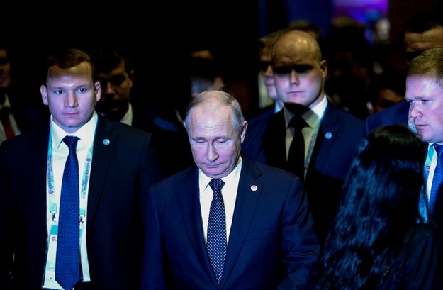 Prezydent Rosji Władimir Putin /WALLACE WOON /PAP/EPA