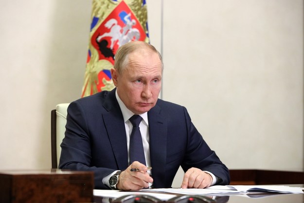 Prezydent Rosji Władimir Putin /	PAP/EPA/MIKHAEL KLIMENTYEV/SPUTNIK/KREMLIN POOL /PAP/EPA