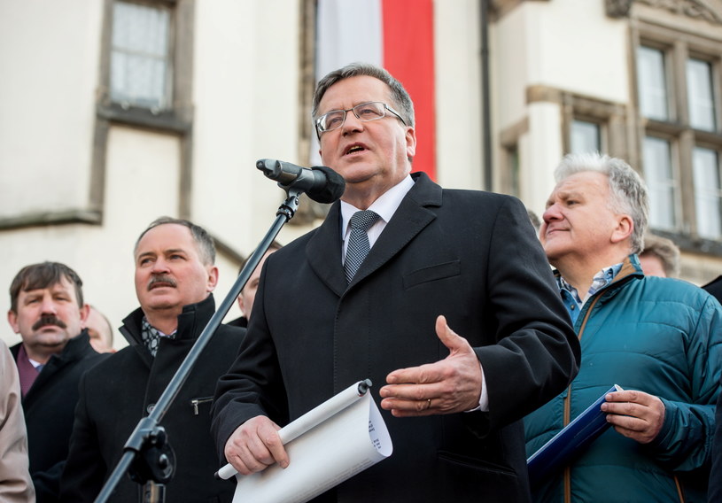 Prezydent rozpoczął kampanię w Ząbkowicach Śląskich /Maciej Kulczyński /PAP