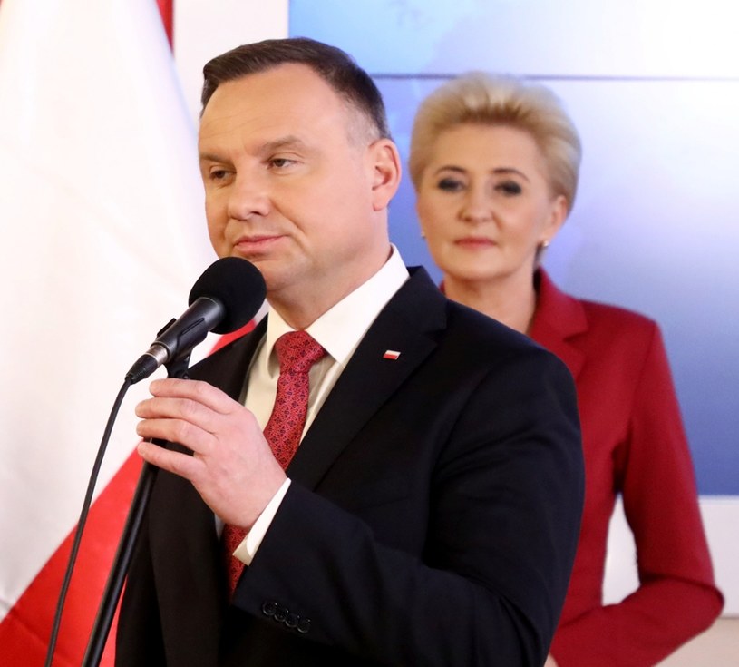 Prezydent RP Andrzej Duda i Agata Kornhauser-Duda /Piotr Molecki/East News /
