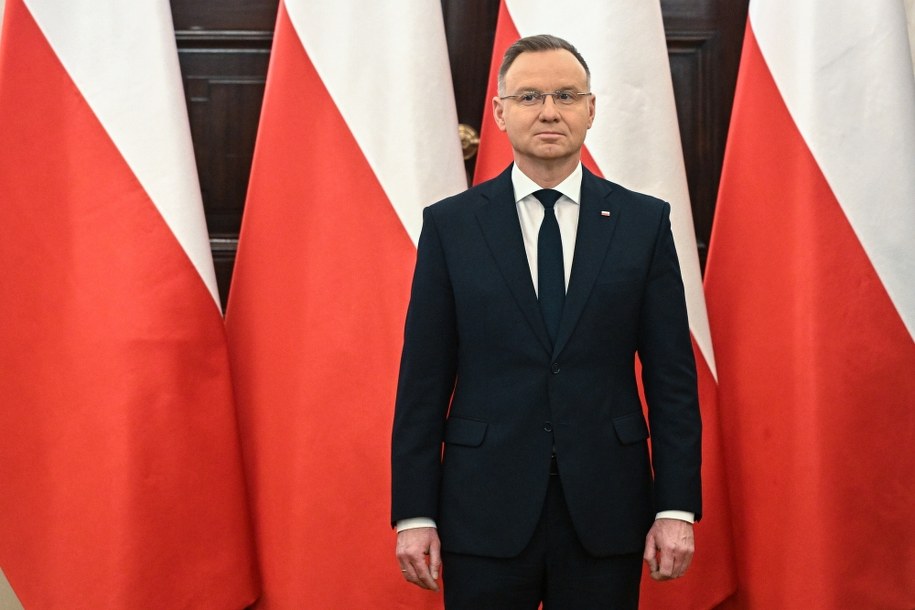 Prezydent RP Andrzej Duda podczas uroczystości powołania ministrów w skład Rady Dialogu Społecznego /Radek Pietruszka /PAP