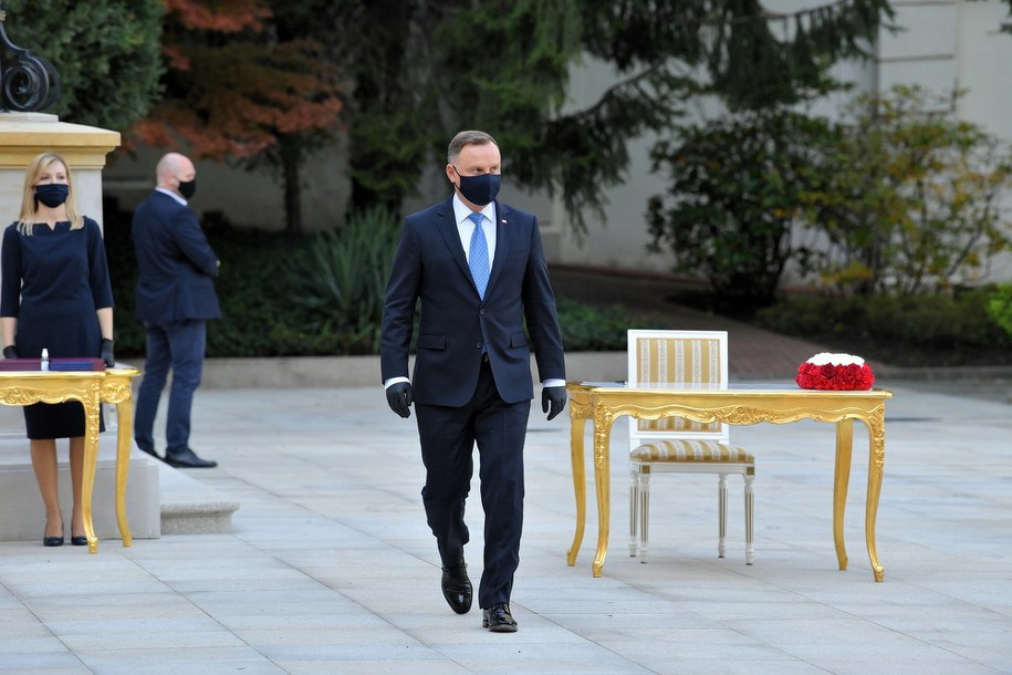 Prezydent RP Andrzej Duda / 	Radek Pietruszka   /PAP