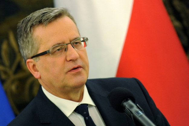 Prezydent RP Bronisław Komorowski /Bartłomiej Zborowski /PAP