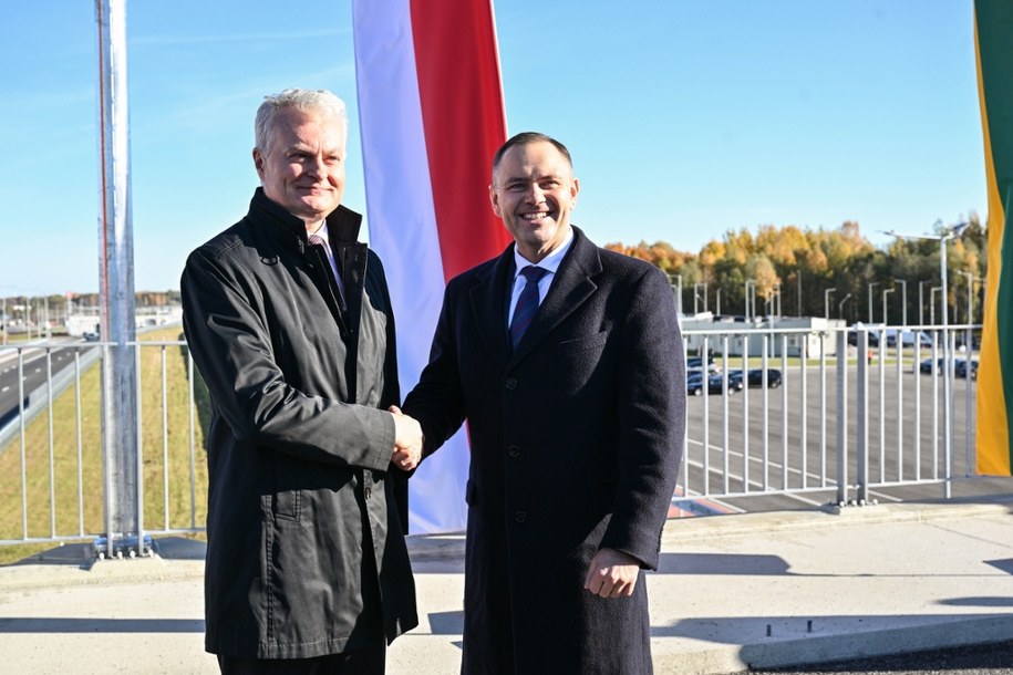 Prezydent RP Karol Nawrocki oraz prezydent Republiki Litewskiej Gitanas Nauseda /Valdemar Doveiko /PAP