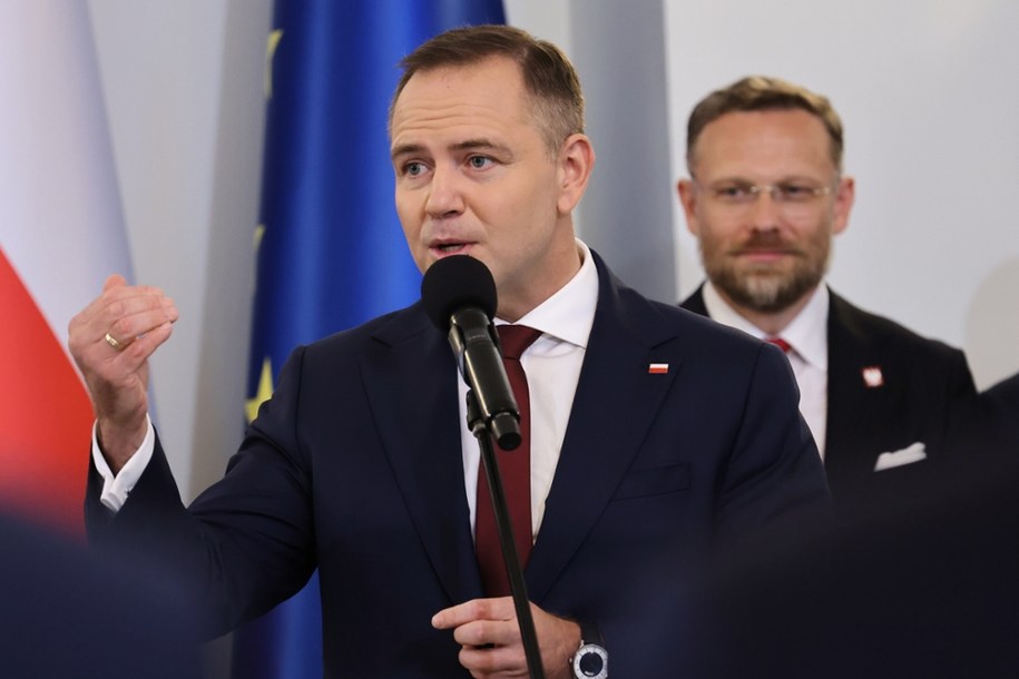 Prezydent RP Karol Nawrocki podczas uroczystości powołania swoich doradców /Albert Zawada /PAP
