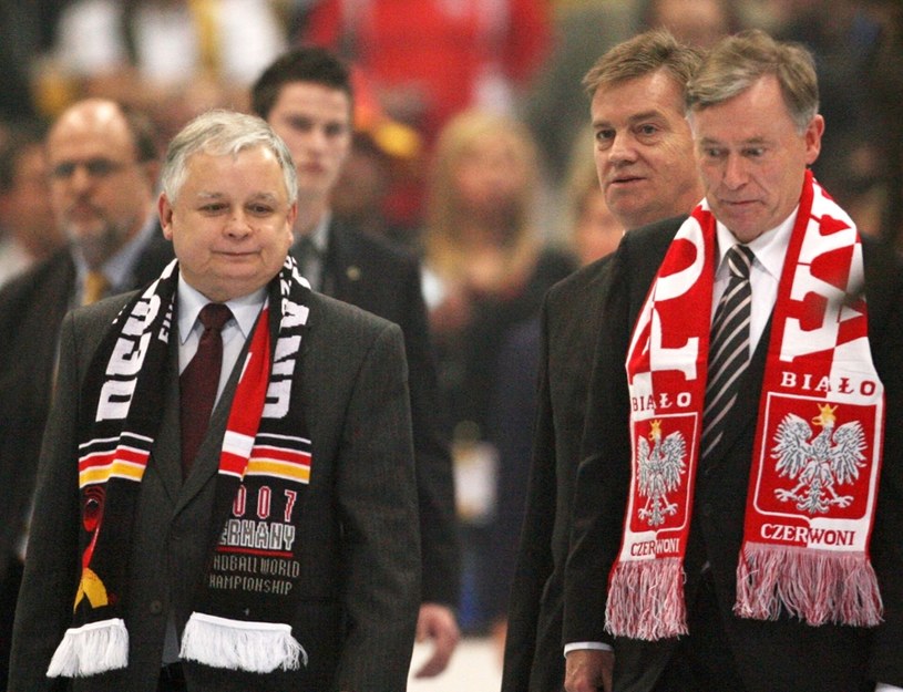 Prezydent RP Lech Kaczyński i prezydent Niemiec Horst Koehler /Associated Press / Fotolink /East News