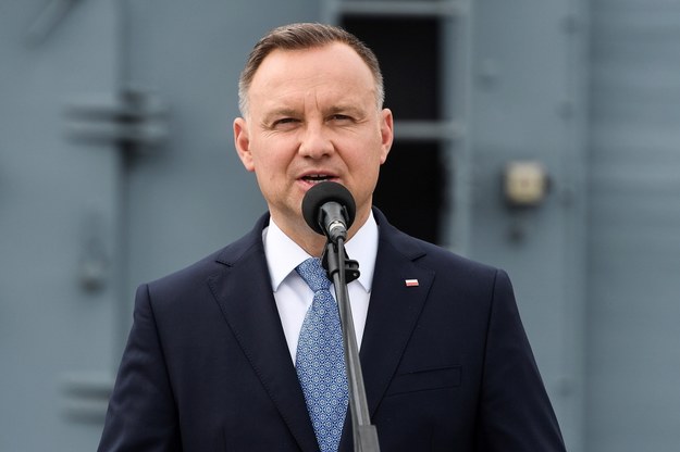 Prezydent RP w Porcie Wojennym w Gdyni /Marcin Gadomski /PAP