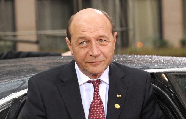 Prezydent Rumunii - Traian Basescu /AFP