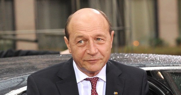 Prezydent Rumunii - Traian Basescu /AFP