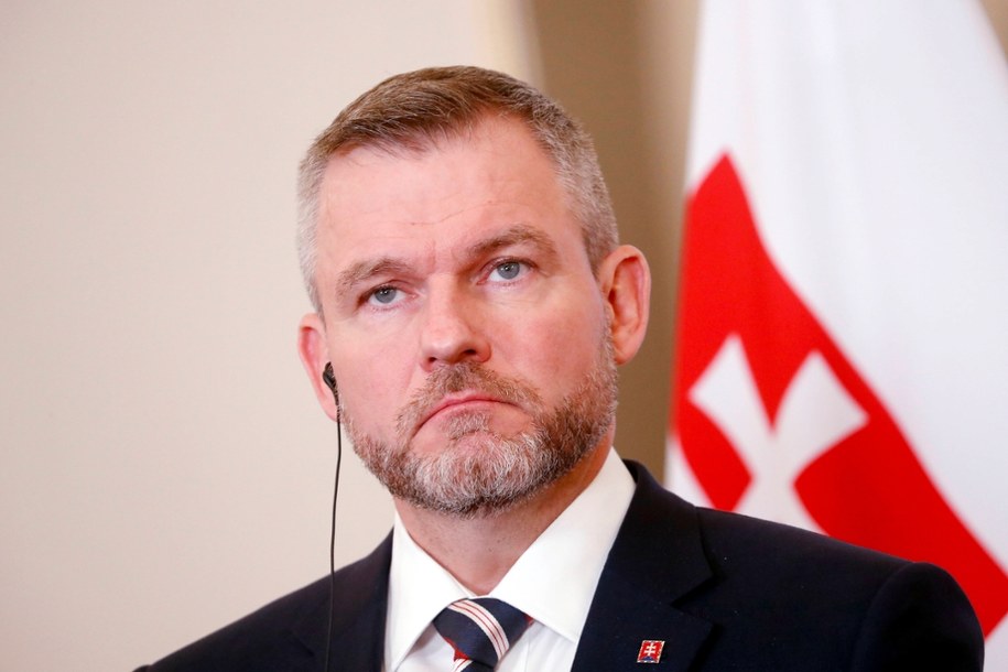 Prezydent Słowacji Peter Pellegrini /	Toms Kalnins /PAP/EPA