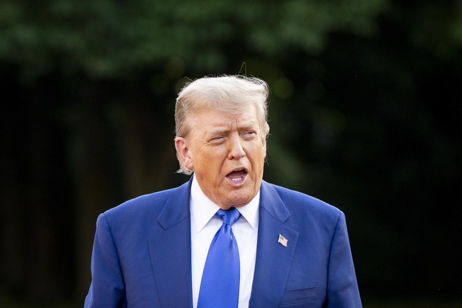 Prezydent Stanów Zjednoczonych Donald Trump /Freek van den Bergh /PAP/EPA