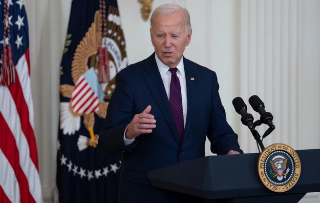 Prezydent Stanów Zjednoczonych Joe Biden /Chris Kleponis - CNP / POOL /PAP/EPA