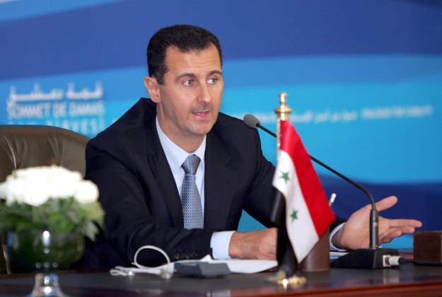 Prezydent Syrii Baszar el-Asad zaaprobował użycie chloru w zapowiadanej ofensywie zbrojnej na Idlib /YOUSSEF BADAWI /PAP/EPA