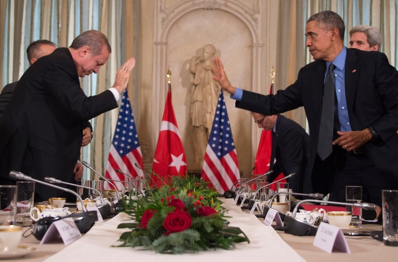 Prezydent Turcji Recep Tayyip Erdogan i prezydent USA Barack Obama /AFP