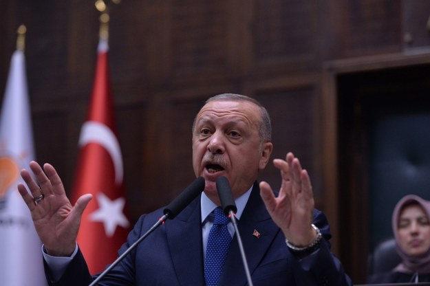 Prezydent Turcji Recep Tayyip Erdogan / 	STR   /PAP/EPA