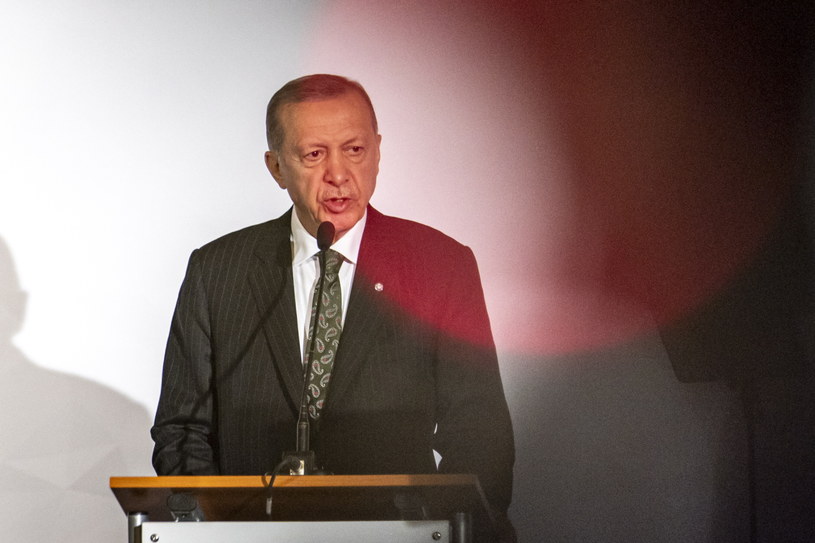 Prezydent Turcji Recep Tayyip Erdogan /Martin Divisek /PAP/EPA