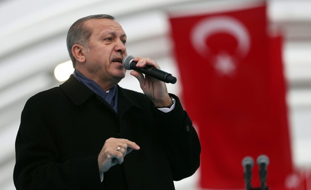 Prezydent Turcji /SEDAT SUNA /PAP/EPA