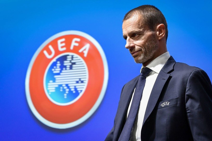 Prezydent UEFA Aleksander Czeferin /AFP