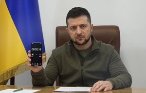 Prezydent Ukrainy do Niemców: Nie bądźcie sponsorami rosyjskiej machiny wojennej