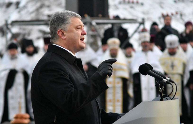 Prezydent Ukrainy Petro Poroszenko wprowadził stan wojenny na częsci terytorium kraju /AFP
